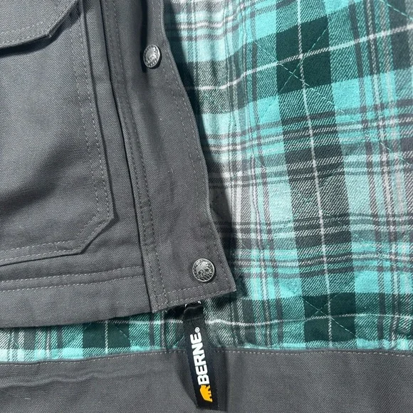 Berne Women’s Heavy Duty Coat Dark Grey Size Extra Large - Picture 8 of 9